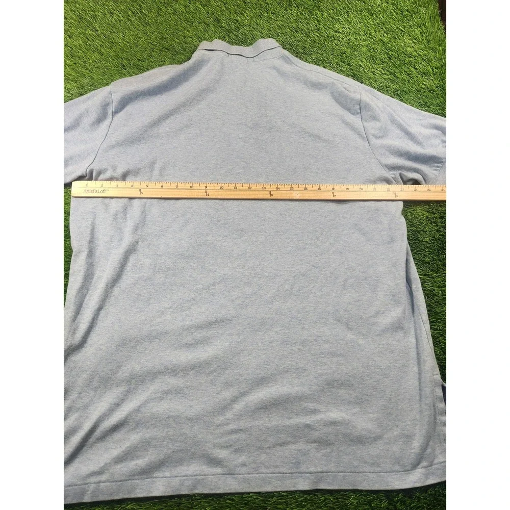 Vintage Polo By Ralph Lauren Polo Shirt‎ Mens L Gray Short Sleeve Cotton Pony